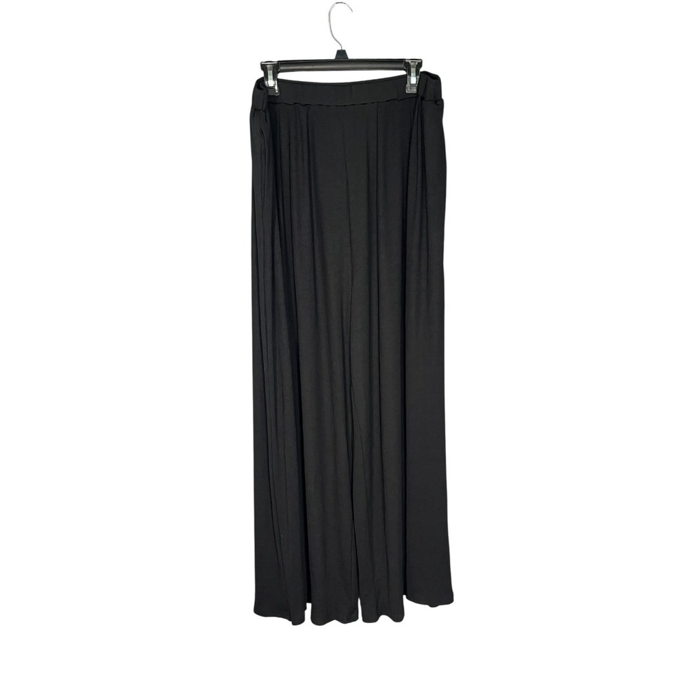 Cider‎ NWT Women's Black Wide Leg Dress Pants 2XL Elastic Waist 36"
